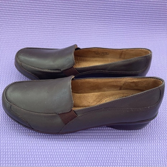 Natural Soul Women’s Size 9m Brown Leather Loafers - Picture 3 of 7